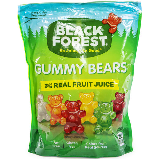 Black Forest Organic Gummy Bears Candy, 4 Ounce, Pack of 12